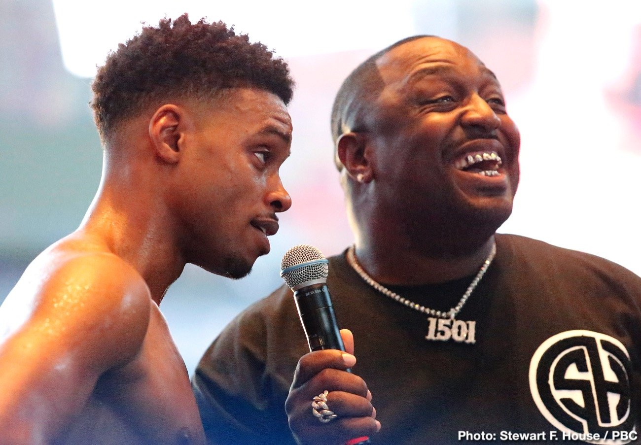 Errol Spence Jr. Dallas Media Workout Quotes & Photos - Spence vs Porter