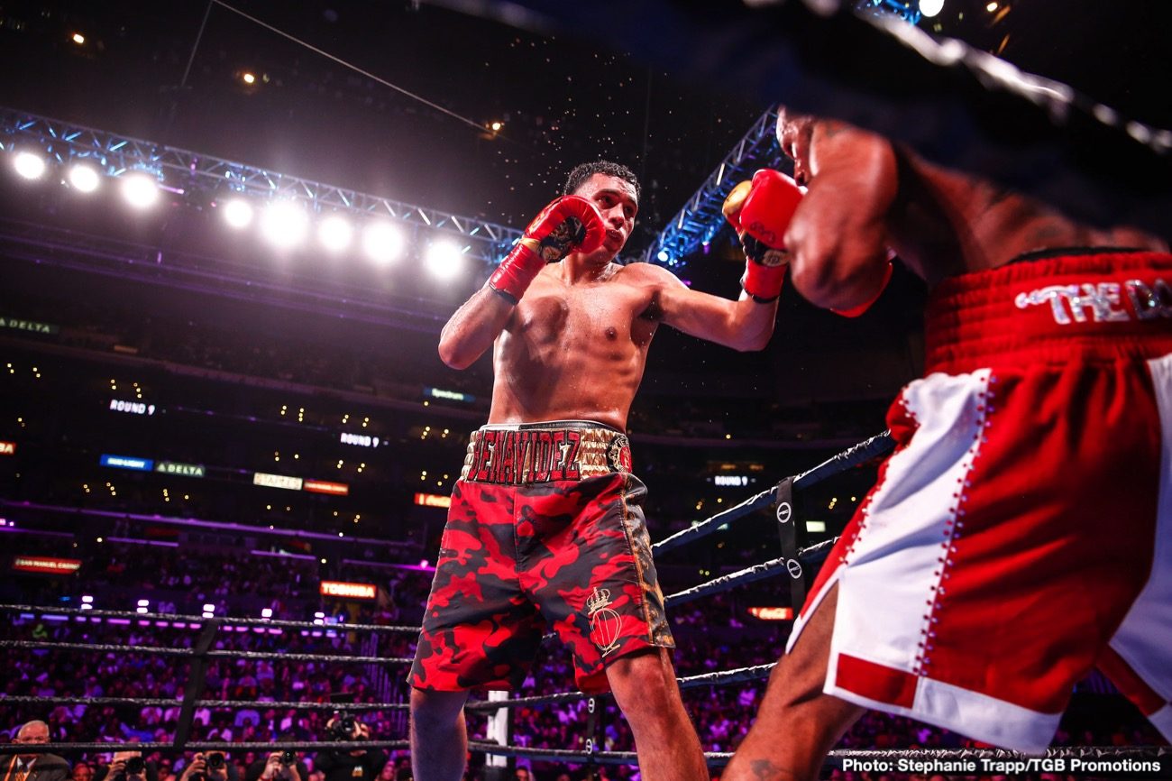 David Benavídez defends against Roamer Alexis Angulo on Aug.15 on Showtime