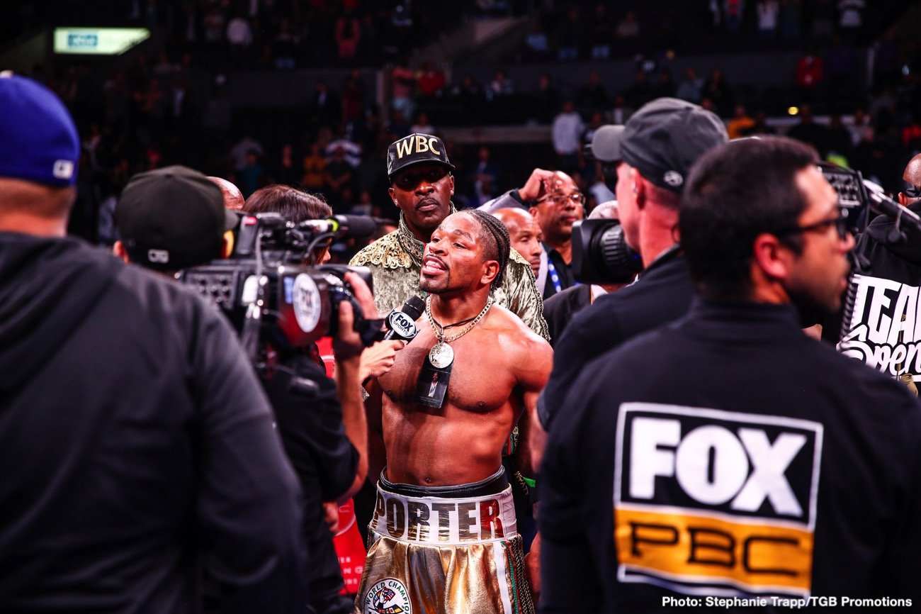 Shawn Porter ready to fight WITHOUT fans on Pay-Per-View