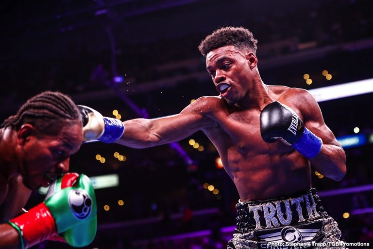 Errol Spence talks to Showtime about car crash