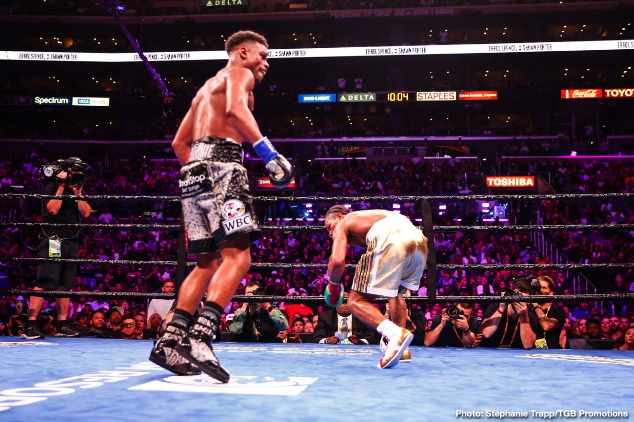 Errol Spence predicts Danny Garcia will be a dogfight for him