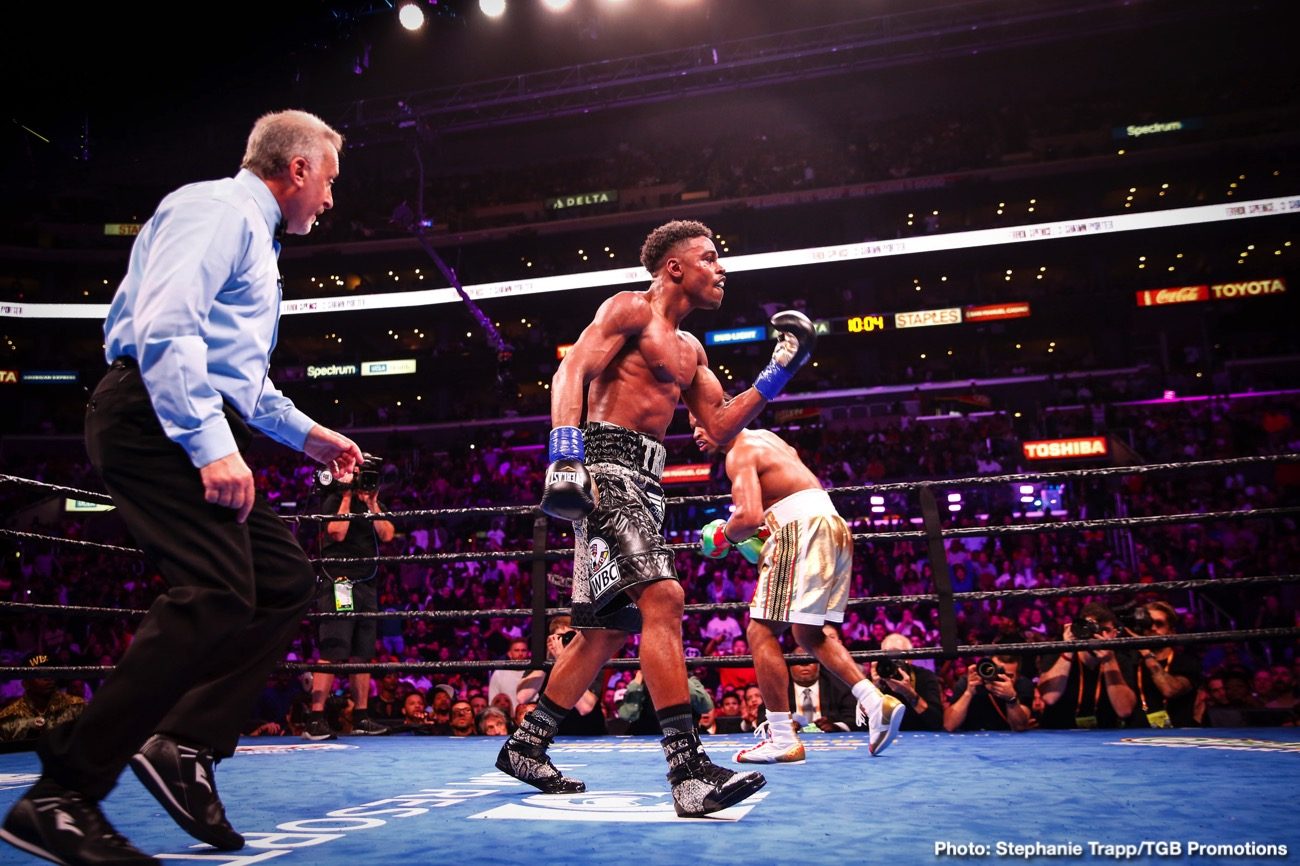 Errol Spence Jr and Danny Garcia on Nov.21