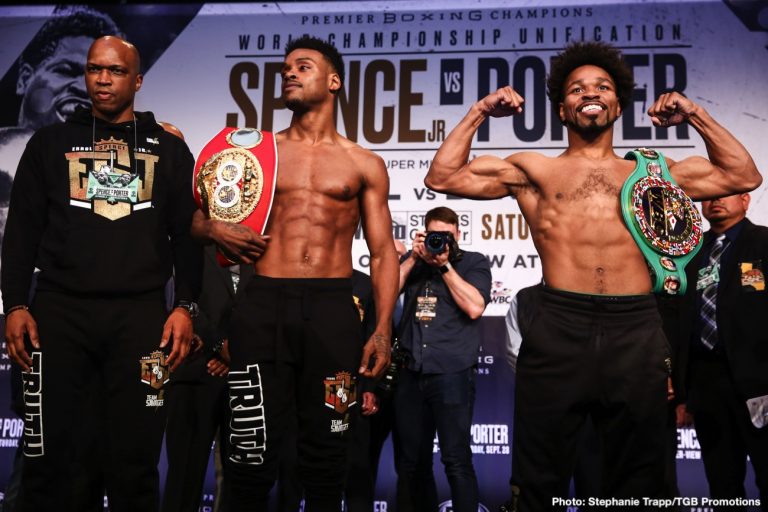 WATCH LIVE: Spence - Porter / Benavidez - Dirrell Weigh In - Live Stream