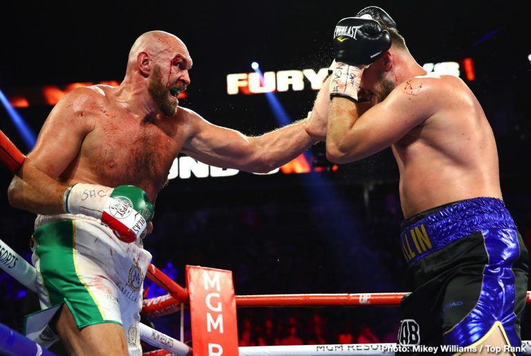 Warren Says Doctor Advised Him Fury's Cuts Should Heal Quite Quickly
