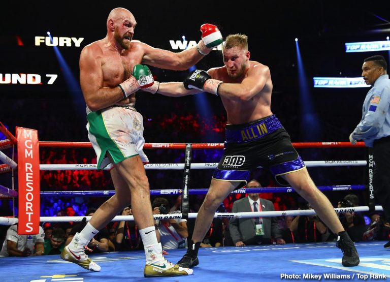 Otto Wallin says Fury fight should have been stopped, wants rematch