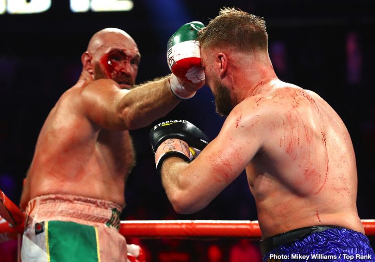 Tyson Fury's cutman Jorge Capetillo reacts to win over Otto Wallin