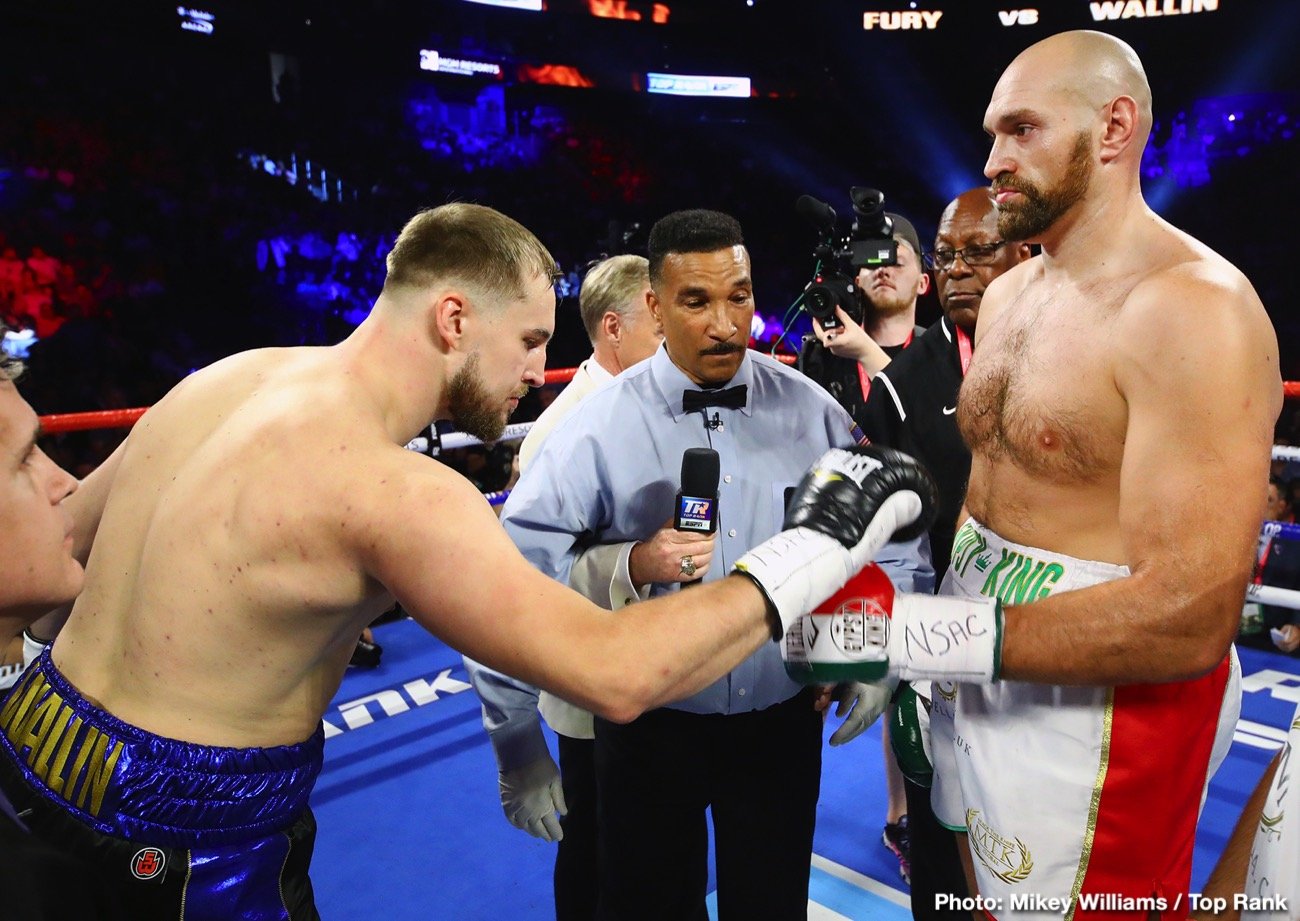 Tyson Fury maybe forced to fight Otto Wallin