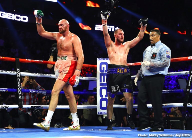 Tyson Fury Remains Ring Magazine Number-One Heavyweight