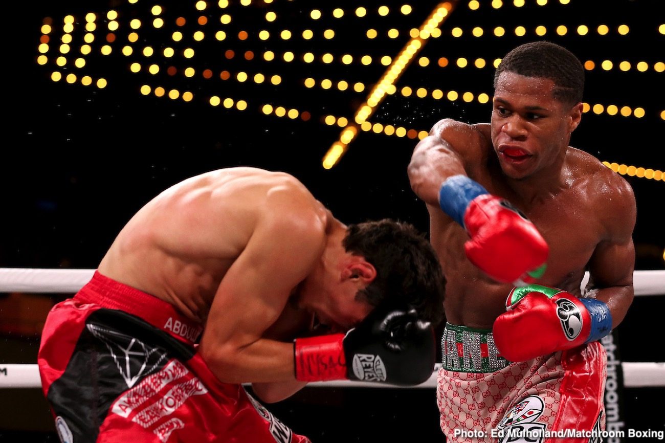 Devin Haney : "I'm anxious to get back in the ring. I want all the smoke"