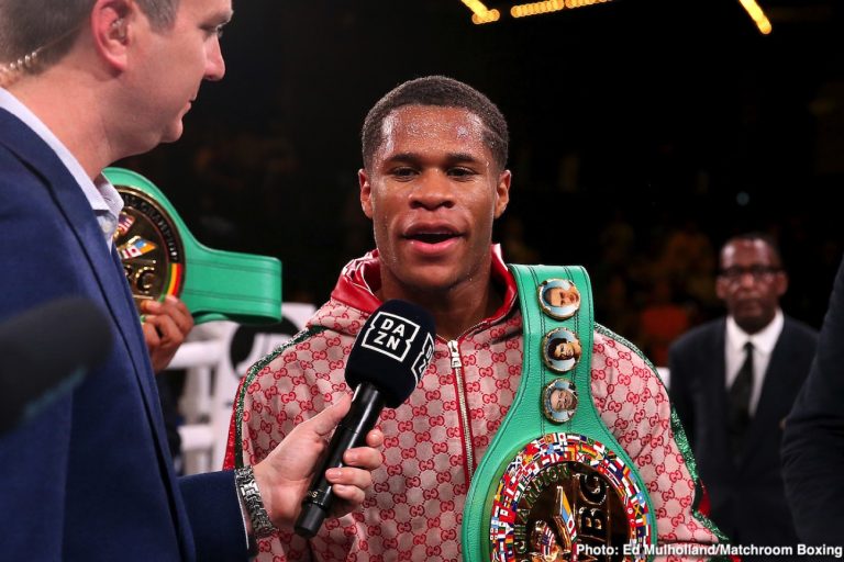 Devin Haney wants Javier Fortuna fight