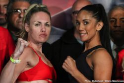 Boxing: Devin Haney vs Zaur Abdullaev Weigh-In Amanda Serrano, Devin Haney, Heather Hardy, Michael Hunter, Murodjon Akhmadaliev, Sergey Kuzmin, Zaur Abdullaev - https://www.youtube.com/watch?v=Efpy7Paso3s