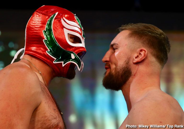 Tyson Fury vs. Otto Wallin - weigh-in results