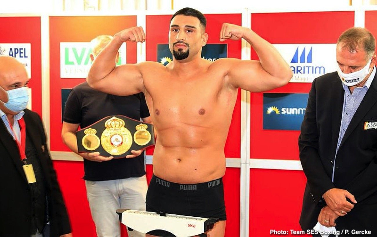Agit Kabayel vs. Evgenios Lazaridis Official ESPN+ Weigh In Results