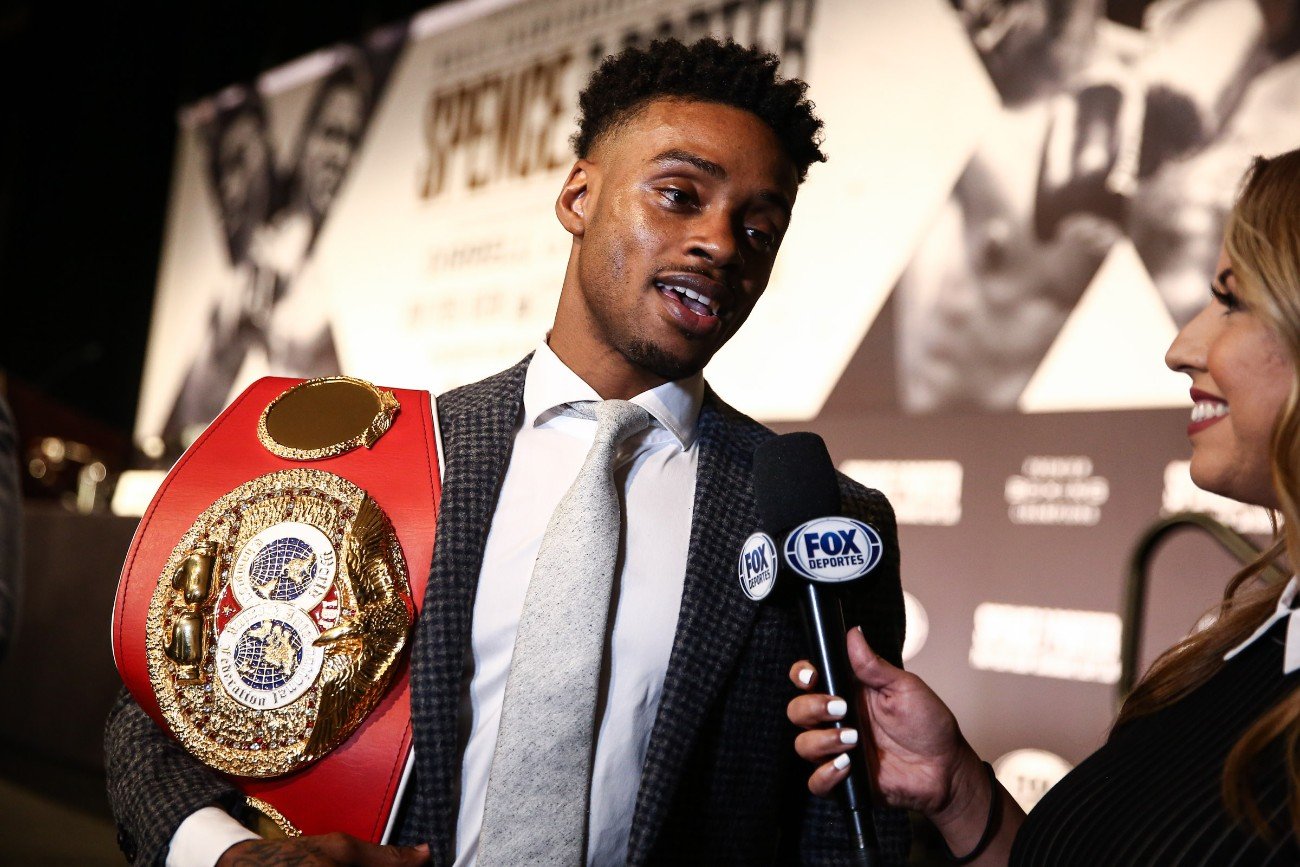 Errol Spence Says Getting Back In Shape “The Toughest Part” - Spence vs Garcia