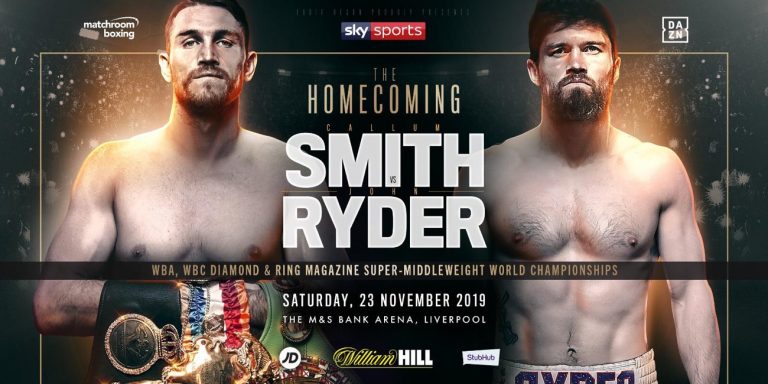 Callum Smith vs John Ryder In Liverpool Homecoming on Nov 23