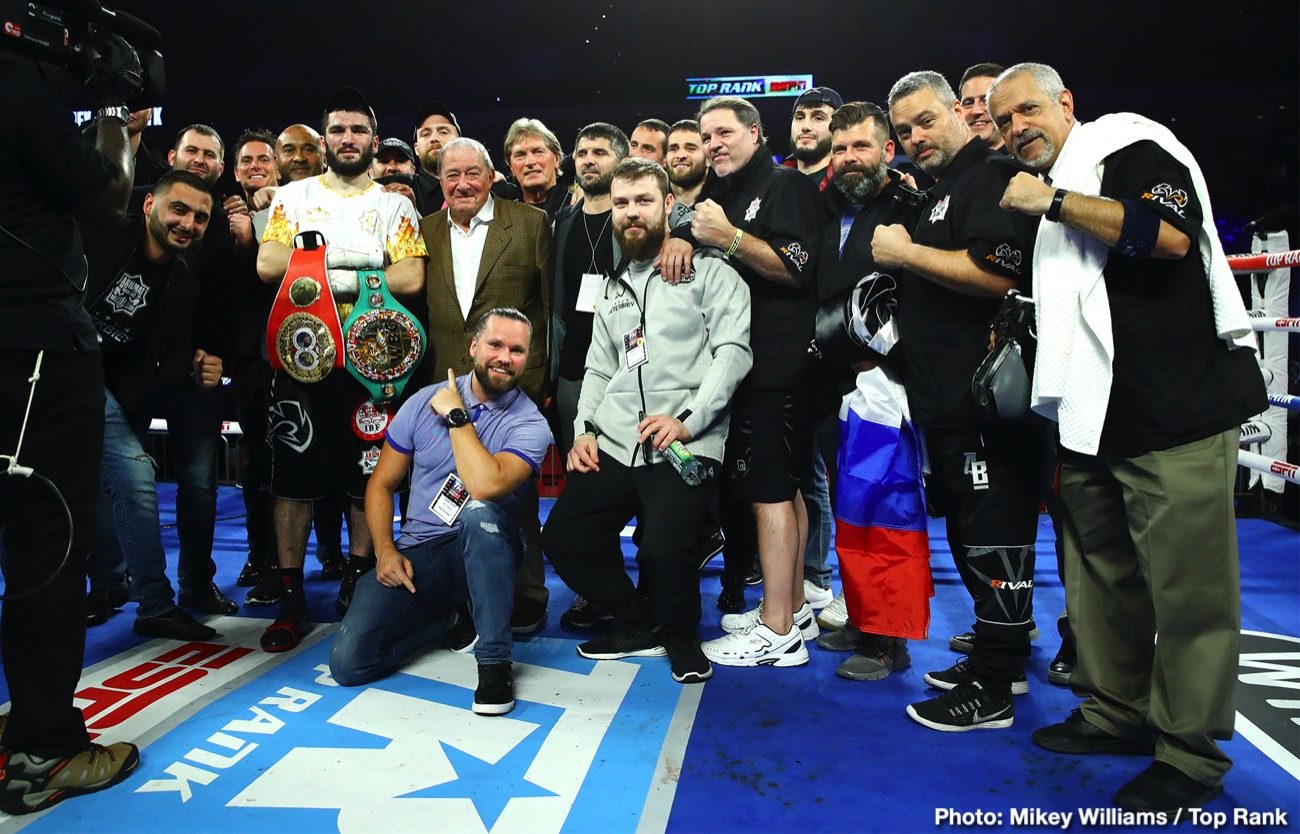 Boxing photo: Artur Beterbiev, Luis Collazo, Oleksandr Gvozdyk image RESULTS: Artur Beterbiev KOs Oleksandr Gvozdyk