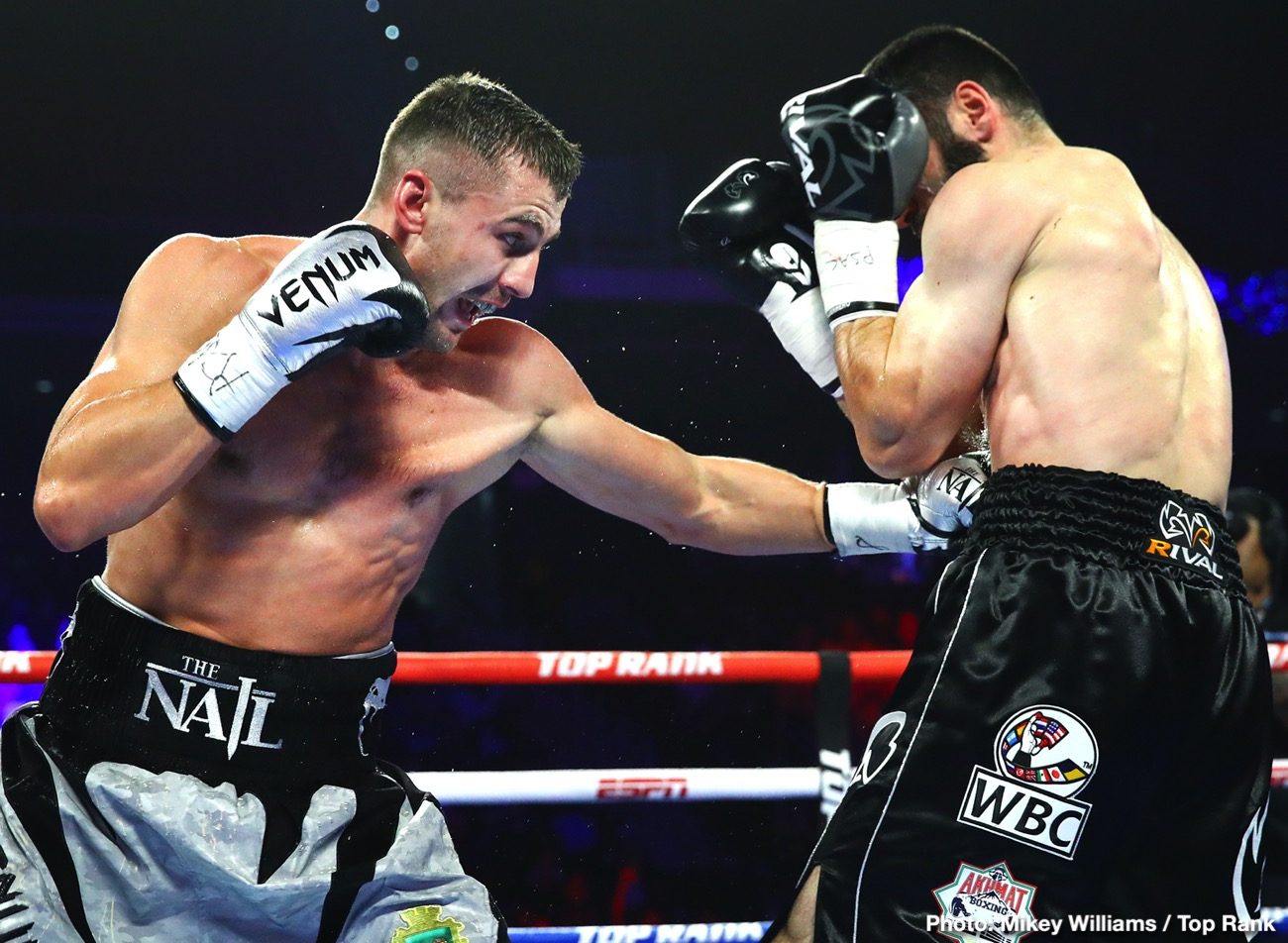 Boxing photo: Artur Beterbiev, Luis Collazo, Oleksandr Gvozdyk image RESULTS: Artur Beterbiev KOs Oleksandr Gvozdyk