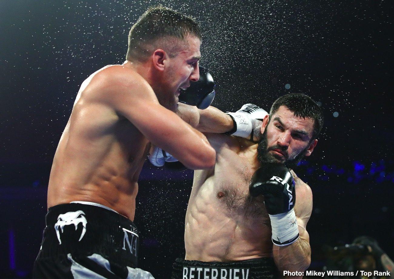 Boxing photo: Artur Beterbiev, Luis Collazo, Oleksandr Gvozdyk image RESULTS: Artur Beterbiev KOs Oleksandr Gvozdyk