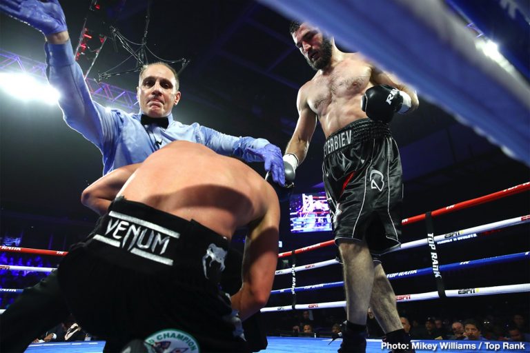 Live updates: Beterbiev TKOs Gvozdyk, drops him 3 times in 10th