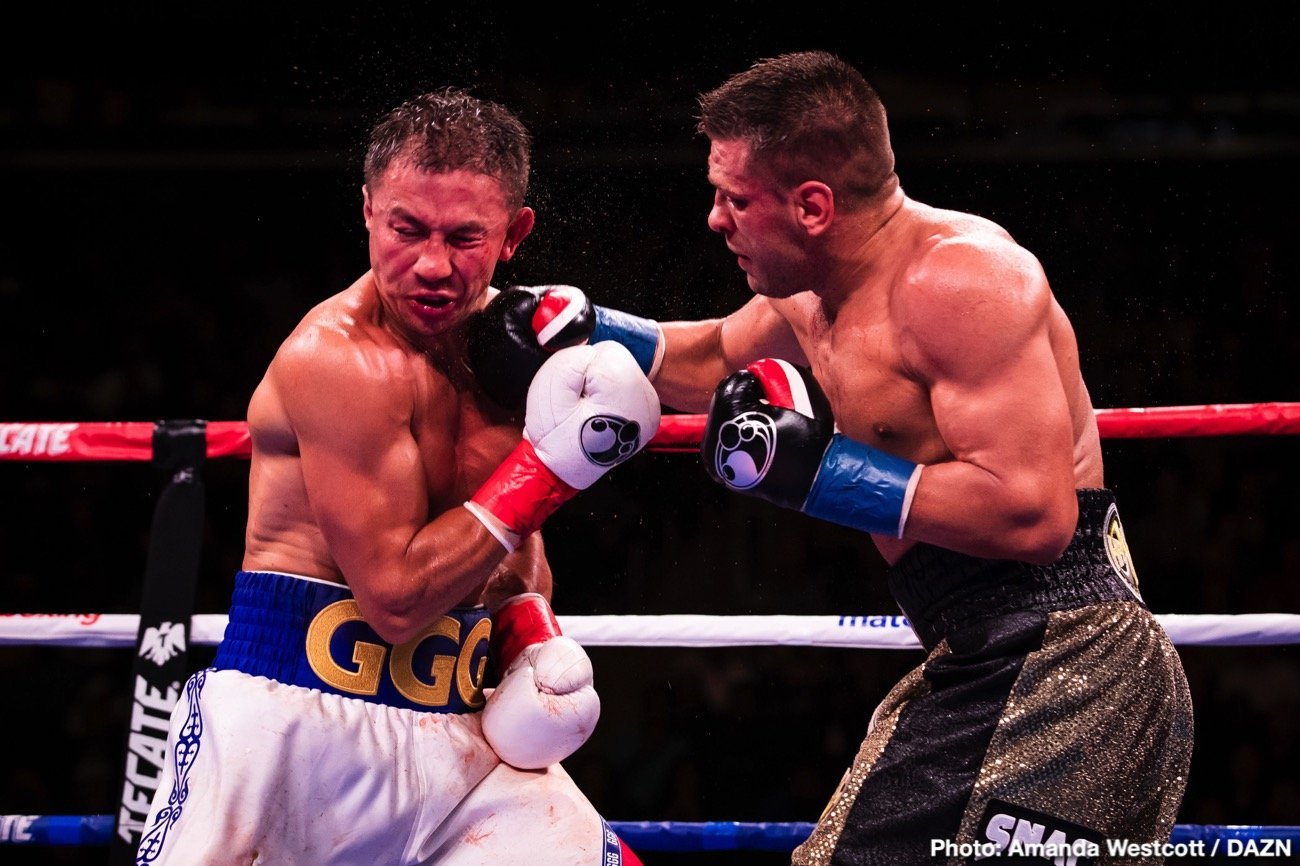 Gennadiy Golovkin, Julio Cesar Chavez Jr. boxing image / photo