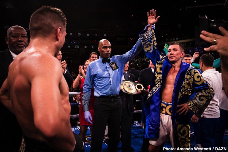 Hearn: Golovkin vs. Derevyanchenko rematch would be instant sellout