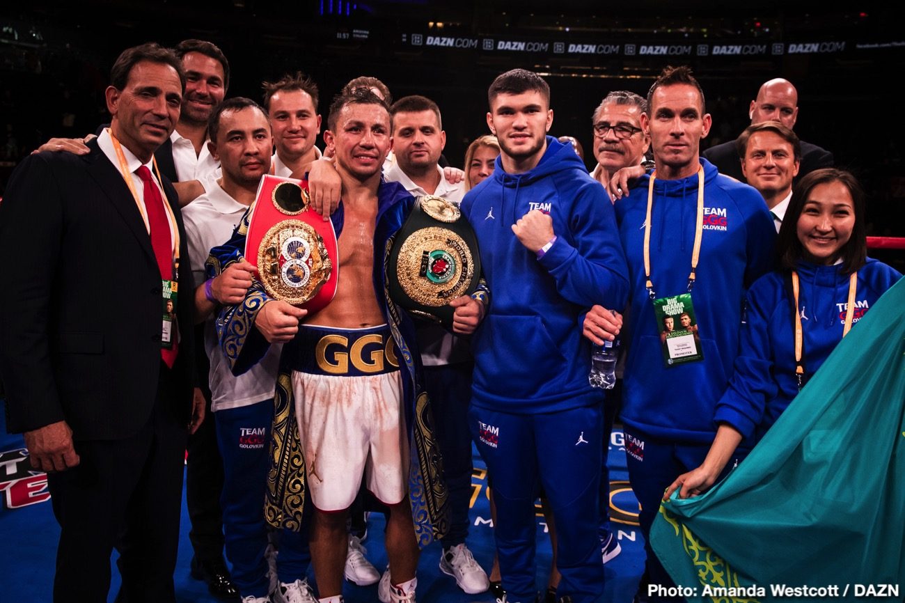 Gennadiy Golovkin defends against Kamil Szeremeta on DAZN on December 18th or 19th