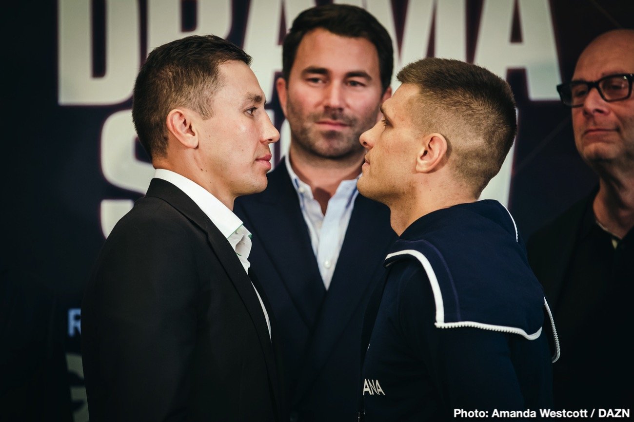Gennady Golovkin, Sergey Derevyanchenko boxing image / photo