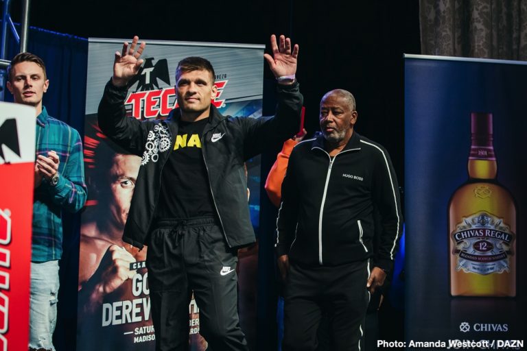 Sergiy Derevyanchenko offered Canelo Alvarez and Jermall Charlo fights