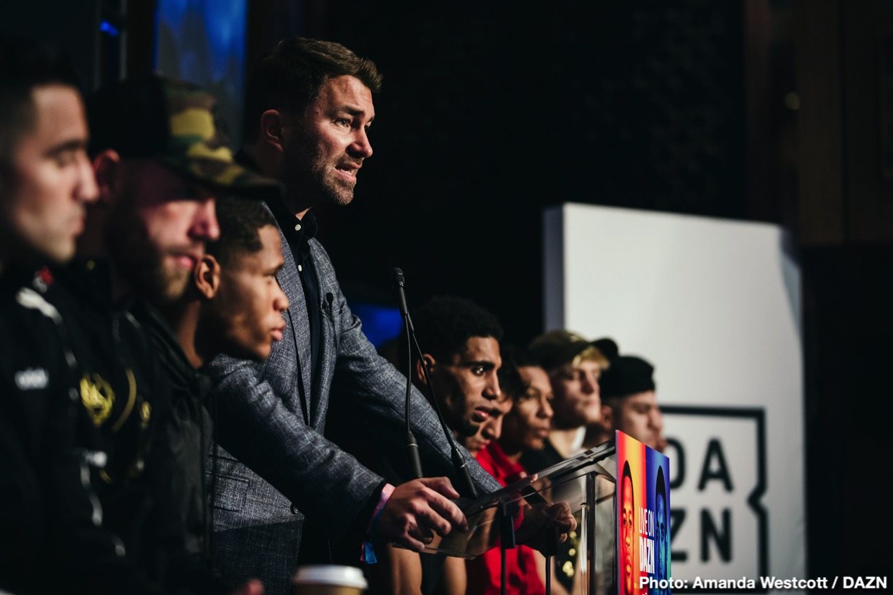 Saunders vs Coceres, Haney vs Santiago DAZN Weigh In Results