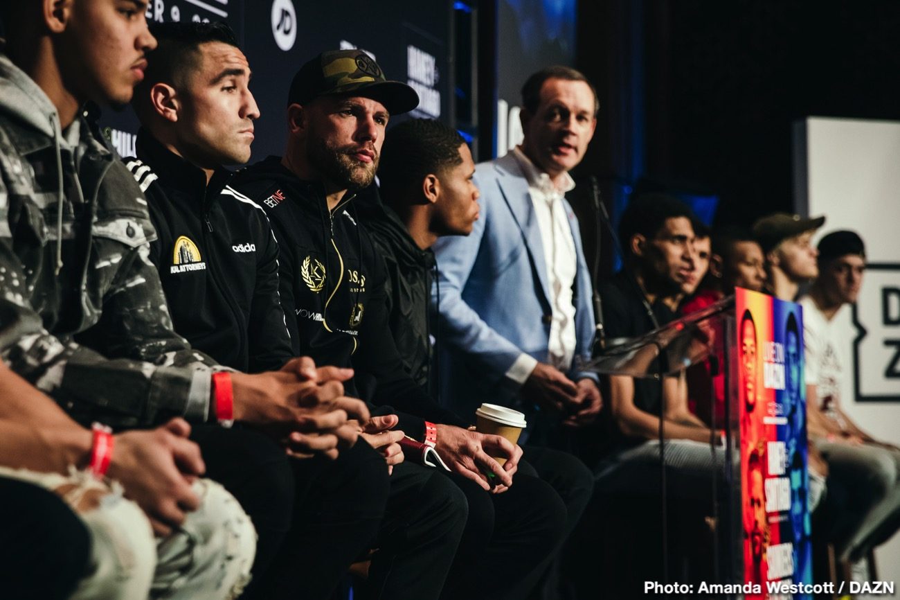 Saunders vs Coceres, Haney vs Santiago DAZN Weigh In Results