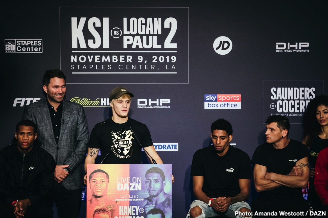 Saunders vs Coceres, Haney vs Santiago DAZN Weigh In Results