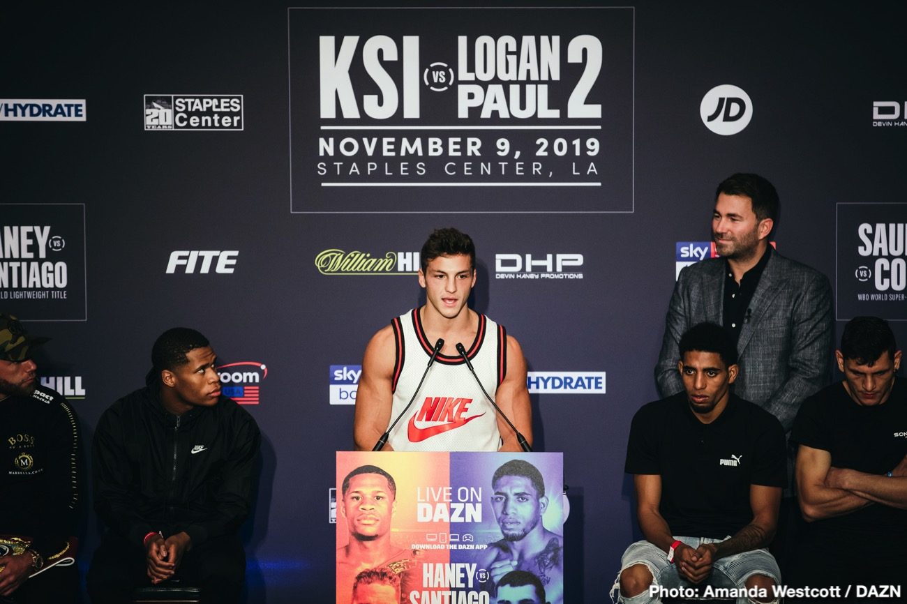 Saunders vs Coceres, Haney vs Santiago DAZN Weigh In Results