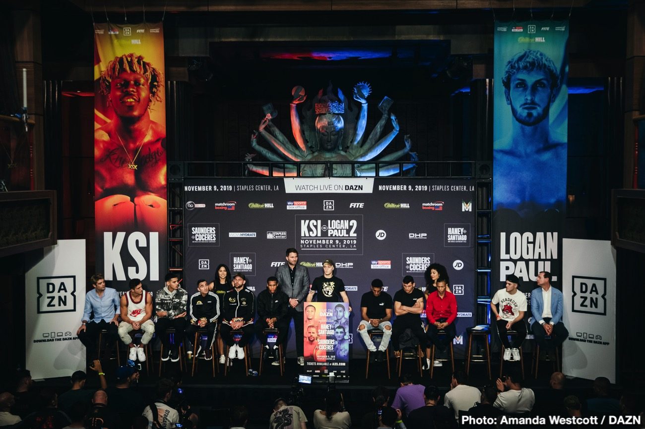 Saunders vs Coceres, Haney vs Santiago DAZN Weigh In Results