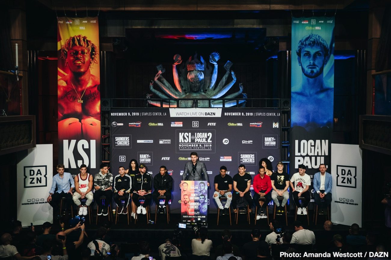 Saunders vs Coceres, Haney vs Santiago DAZN Weigh In Results