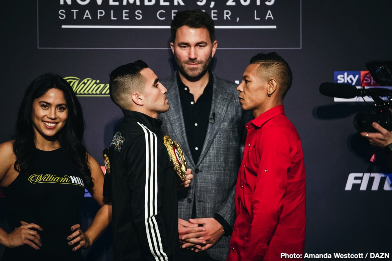 Saunders vs Coceres, Haney vs Santiago DAZN Weigh In Results