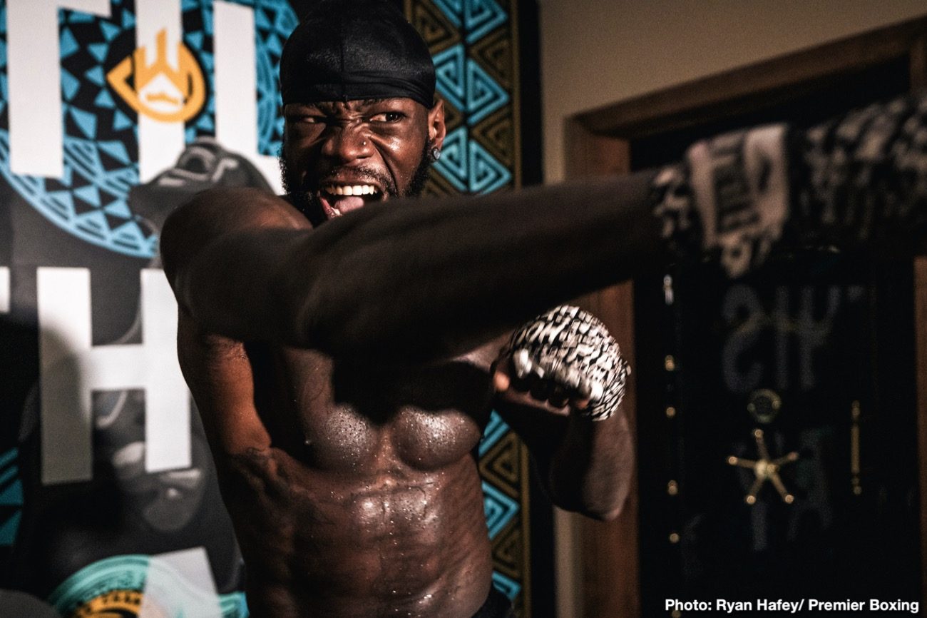 Boxing photo: Deontay Wilder, Luis Ortiz image Deontay Wilder discusses his training for Luis Ortiz rematch