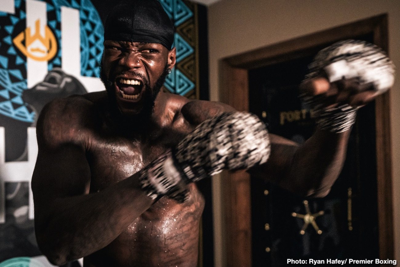 Deontay Wilder discusses his training for Luis Ortiz rematch