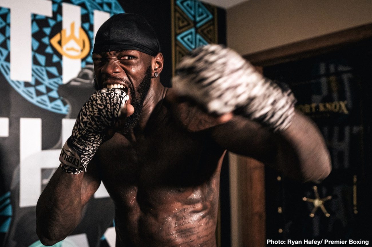 Boxing photo: Deontay Wilder, Luis Ortiz image Deontay Wilder discusses his training for Luis Ortiz rematch
