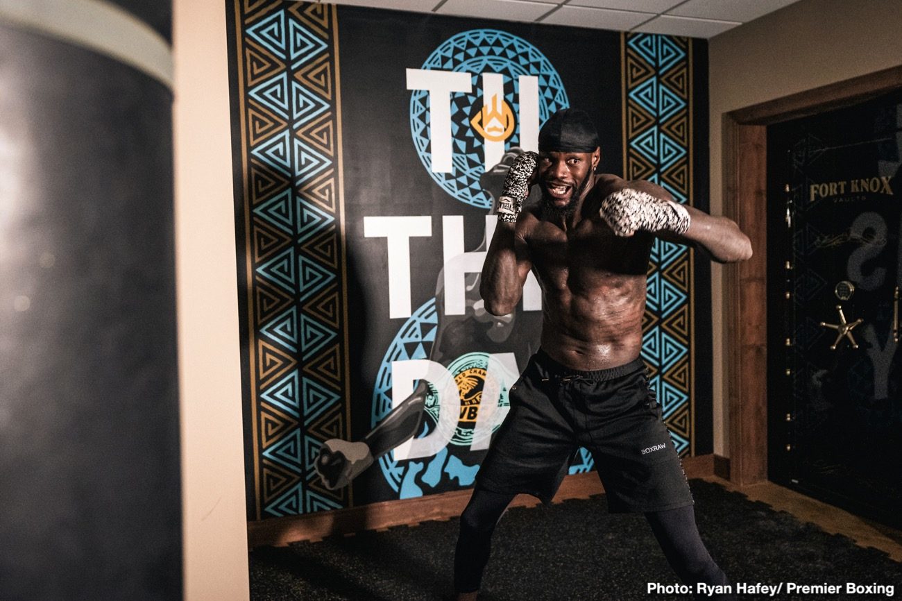 Boxing photo: Deontay Wilder, Luis Ortiz image Deontay Wilder discusses his training for Luis Ortiz rematch