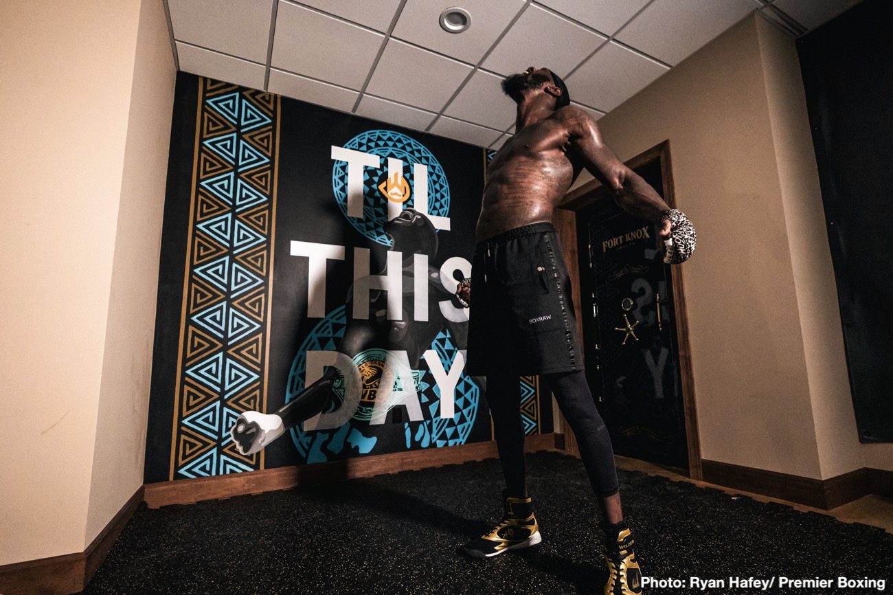 Boxing photo: Deontay Wilder, Luis Ortiz image Deontay Wilder discusses his training for Luis Ortiz rematch