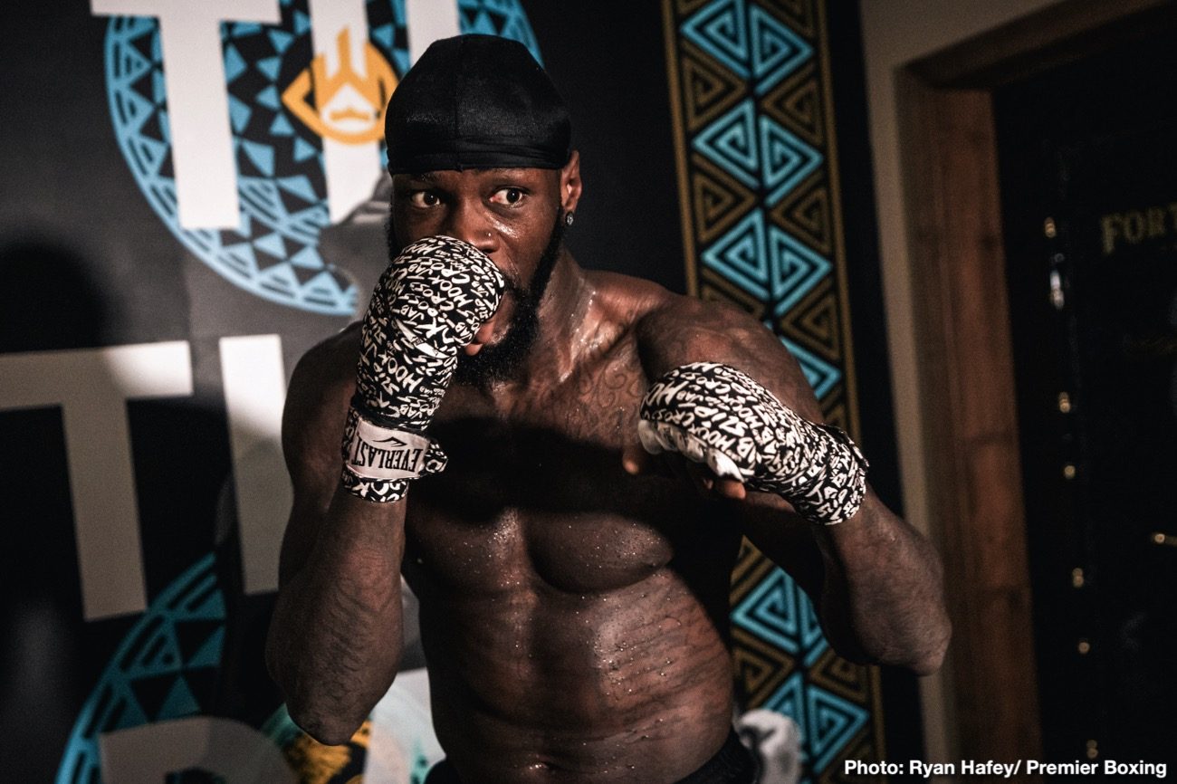 Deontay Wilder discusses his training for Luis Ortiz rematch