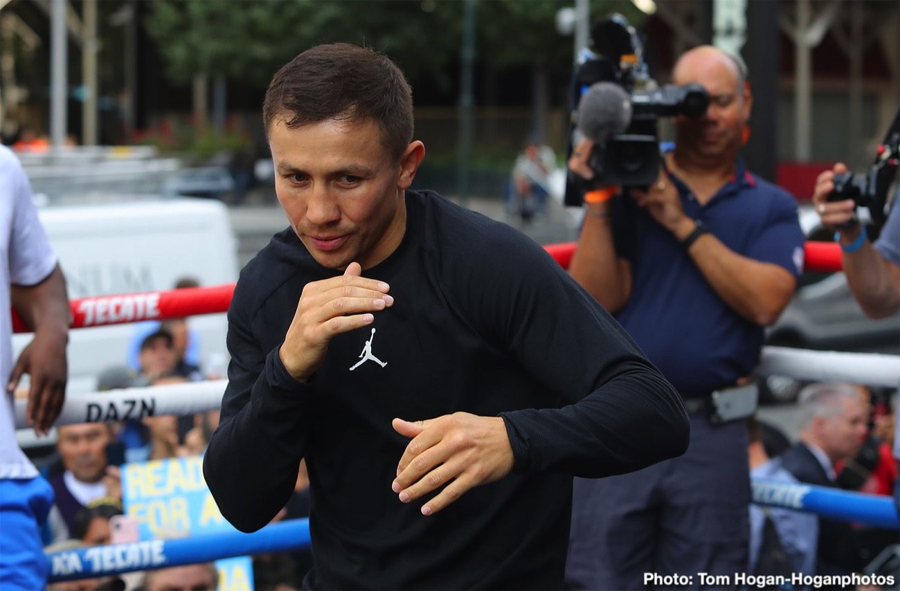 Sergiy Derevyanchenko looking powerful ahead of Gennady Golovkin fight on Saturday