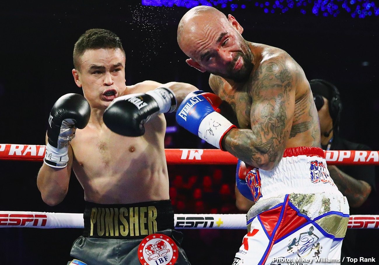 Boxing photo: Artur Beterbiev, Luis Collazo, Oleksandr Gvozdyk image RESULTS: Artur Beterbiev KOs Oleksandr Gvozdyk