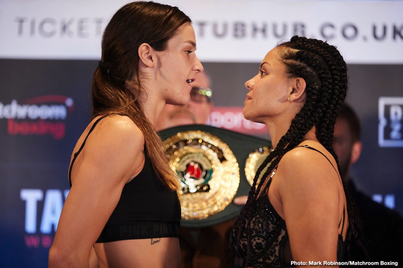 Taylor vs. Linardatou & Crolla vs. Urquiaga Weigh In Results