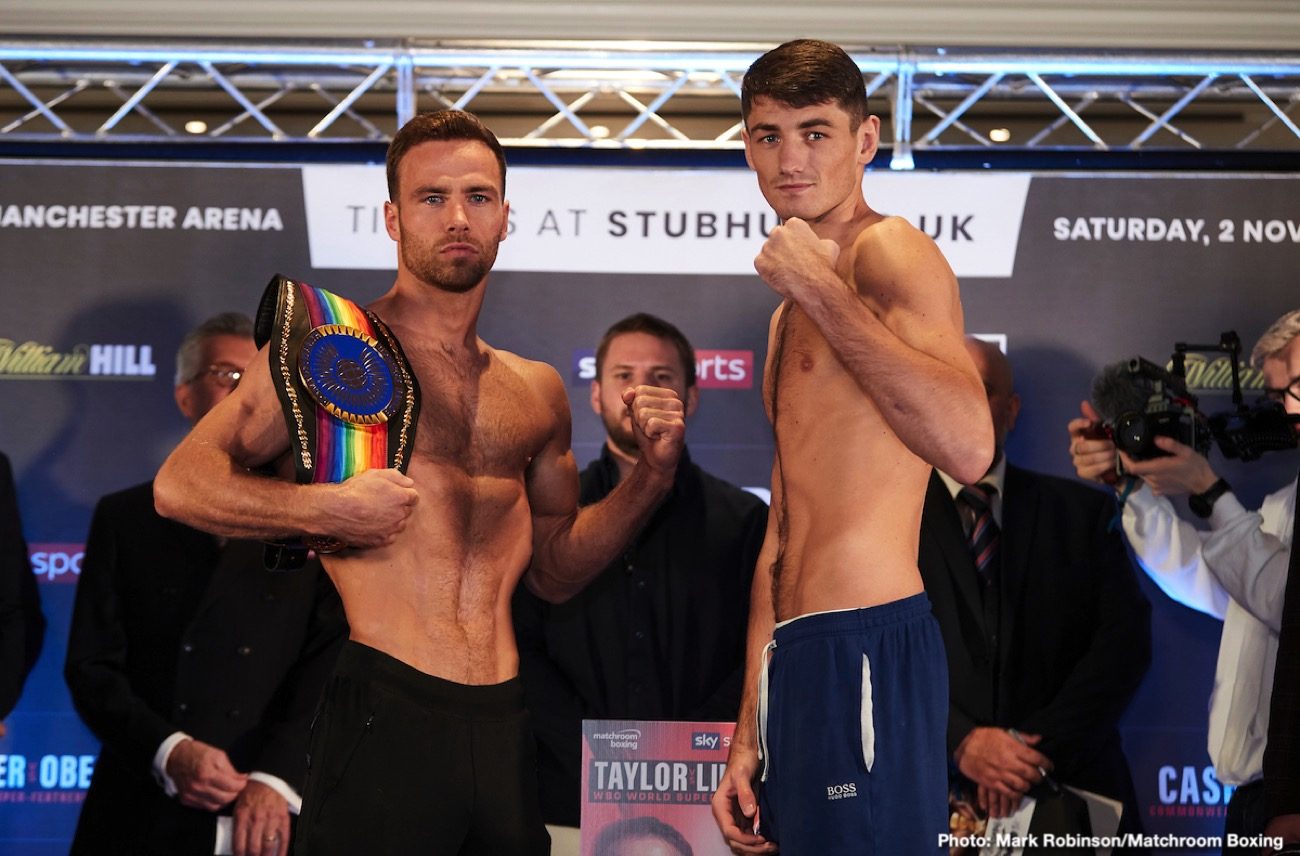 Taylor vs. Linardatou & Crolla vs. Urquiaga Weigh In Results