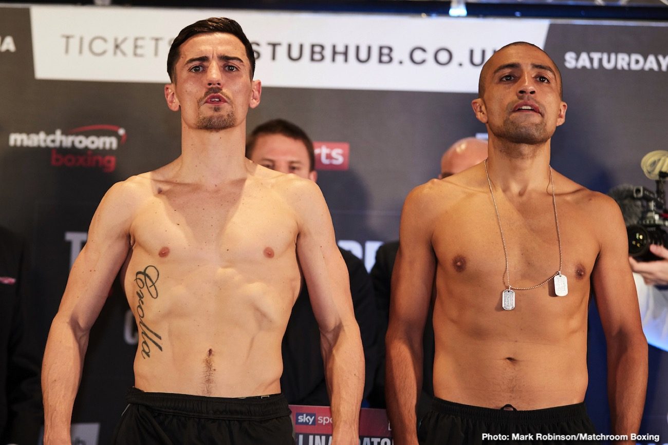 Taylor vs. Linardatou & Crolla vs. Urquiaga Weigh In Results