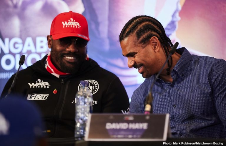 David Haye Lists His Five Greatest Heavyweights (explains why Mike Tyson doesn't feature)