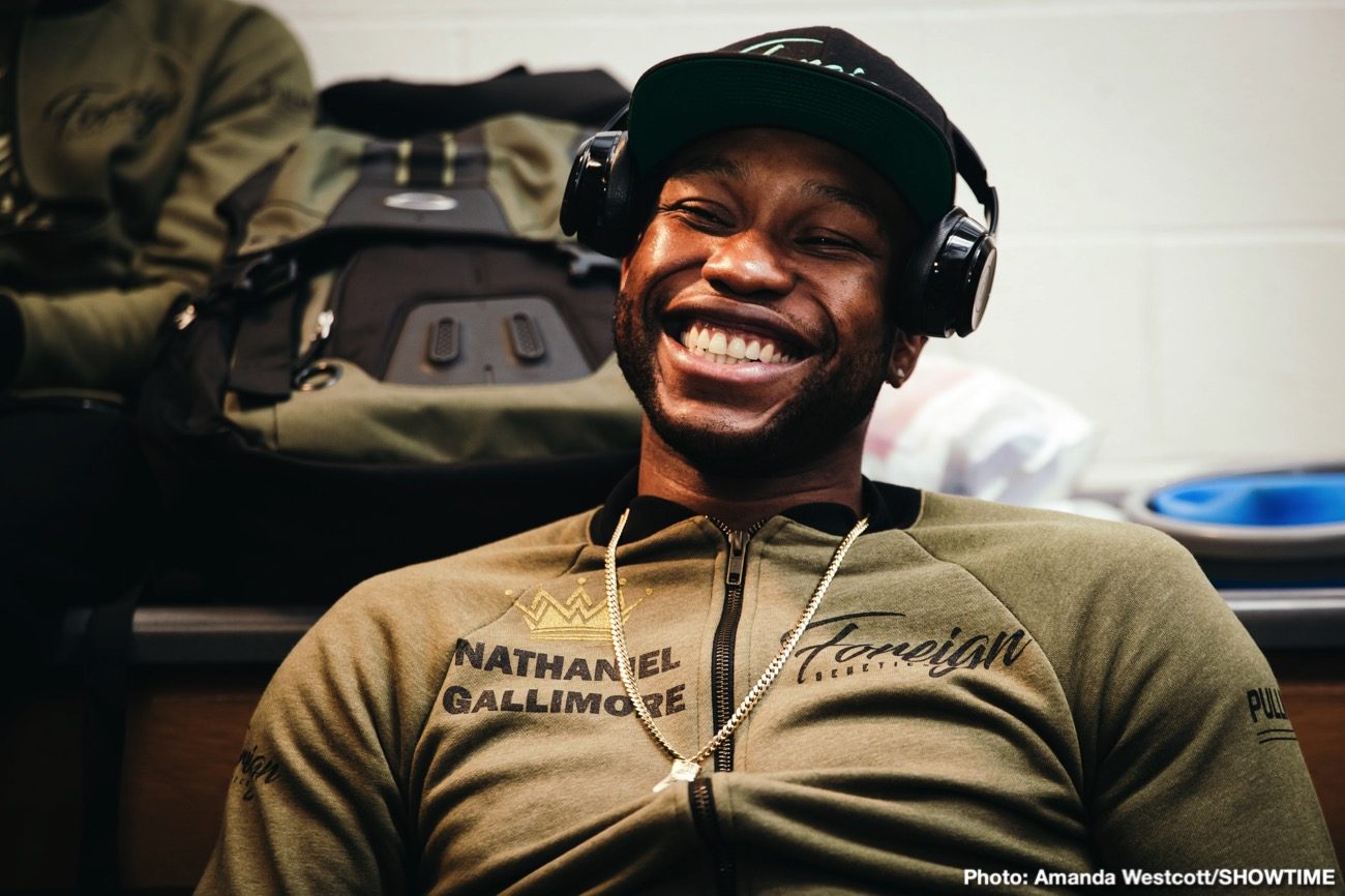 Boxing photo: Adrian Granados, Erickson Lubin, Nathaniel Gallimore image RESULTS: Erickson Lubin defeats Nathaniel Gallimore