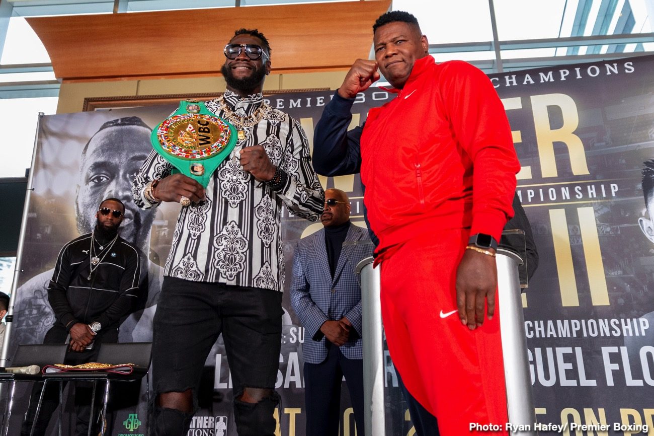 Boxing photo: Deontay Wilder, Luis Ortiz image Deontay Wilder discusses his training for Luis Ortiz rematch