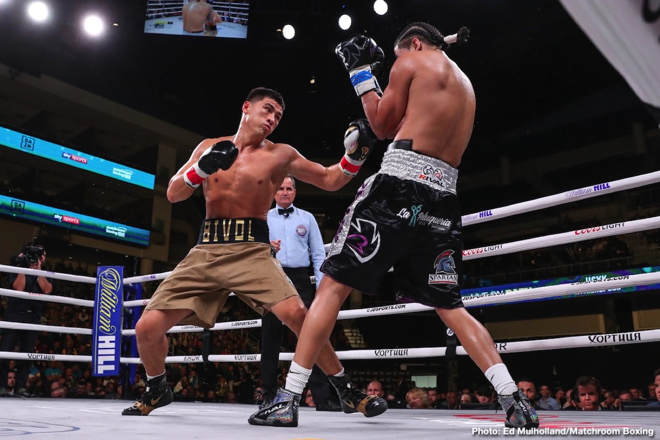 Dimitry Bivol open to fighting Canelo Alvarez at 168